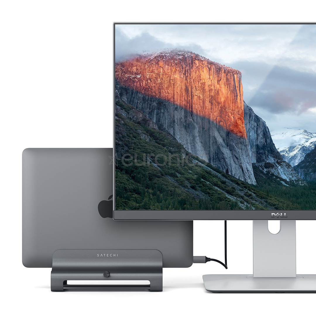 Satechi Universal Vertical Laptop Aluminum Stand, space gray - Notebook stand
