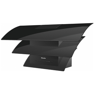 Miele, 600 m³/h, width 88 cm, black - Cooker Hood