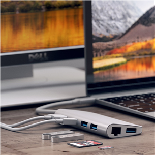 USB-C jagaja 4K HDMI/Mini DP Gigabit Ethernet Satechi