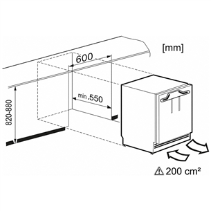 Built-in cooler Miele (82 cm)