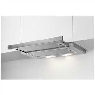 AEG, 280 m³/h, inox - Built-in cooker hood