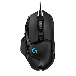 Logitech G502 Hero, черный - Проводная оптическая мышь 910-005470