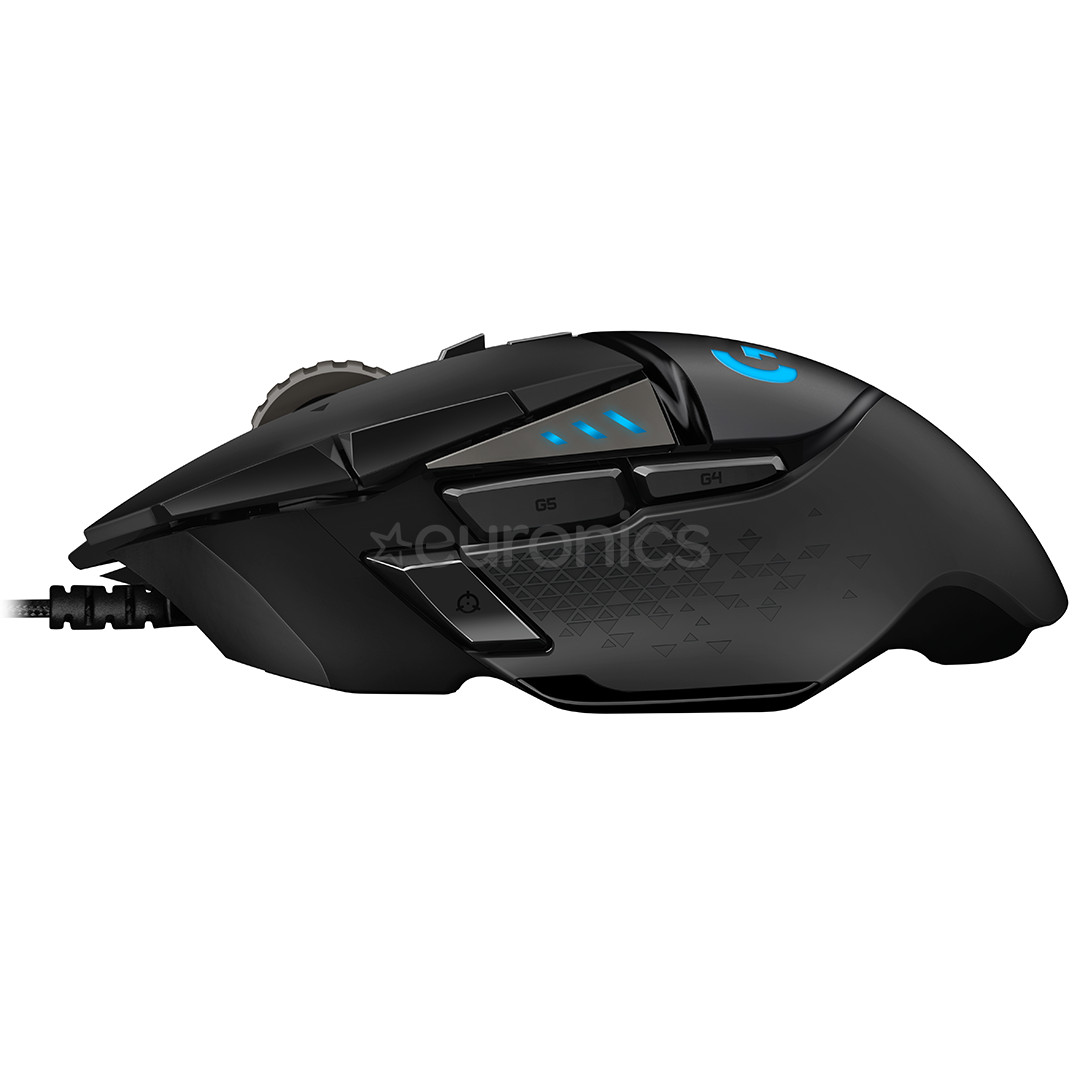 Logitech G502 Hero, black - Wired Optical Mouse