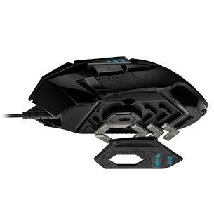 Logitech G502 Hero, must - Juhtmega optiline hiir