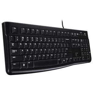 Logitech K120, EST, must - Klaviatuur