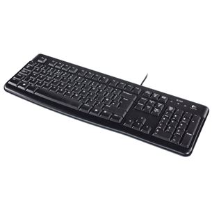 Logitech K120, US, черный - Клавиатура
