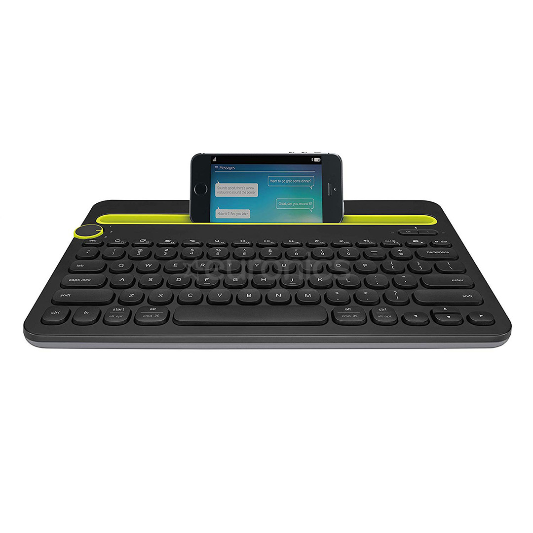 Logitech K480, RUS, must - Juhtmevaba klaviatuur