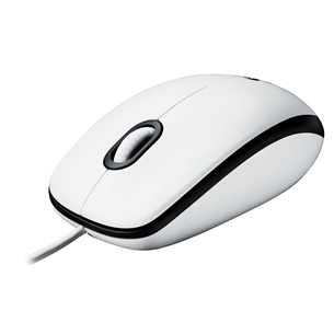 Logitech M100, white - Wired Optical Mouse