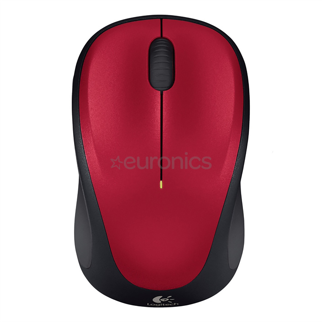 Logitech M235, punane - Juhtmevaba optiline hiir