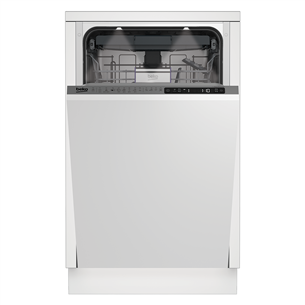 Beko, 11 комплектов посуды - Интегрируемая посудомоечная машина DIS28122