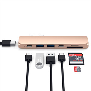 Хаб MacBook Pro USB-C Satechi