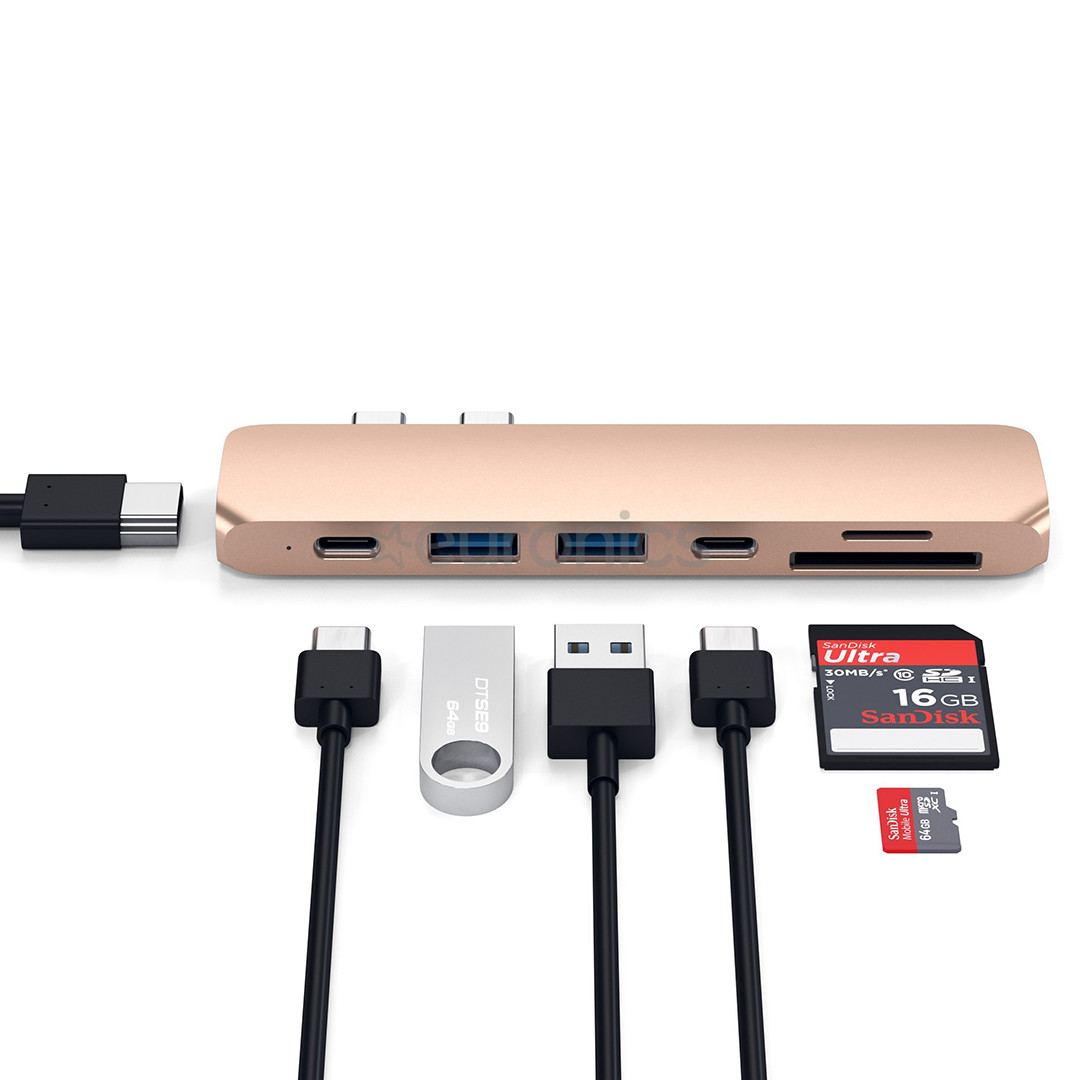 Хаб MacBook Pro USB-C Satechi
