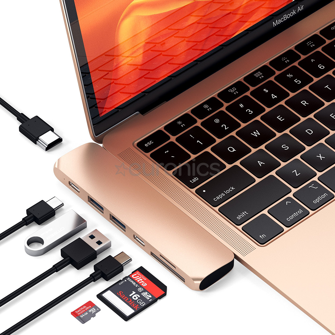 Хаб MacBook Pro USB-C Satechi