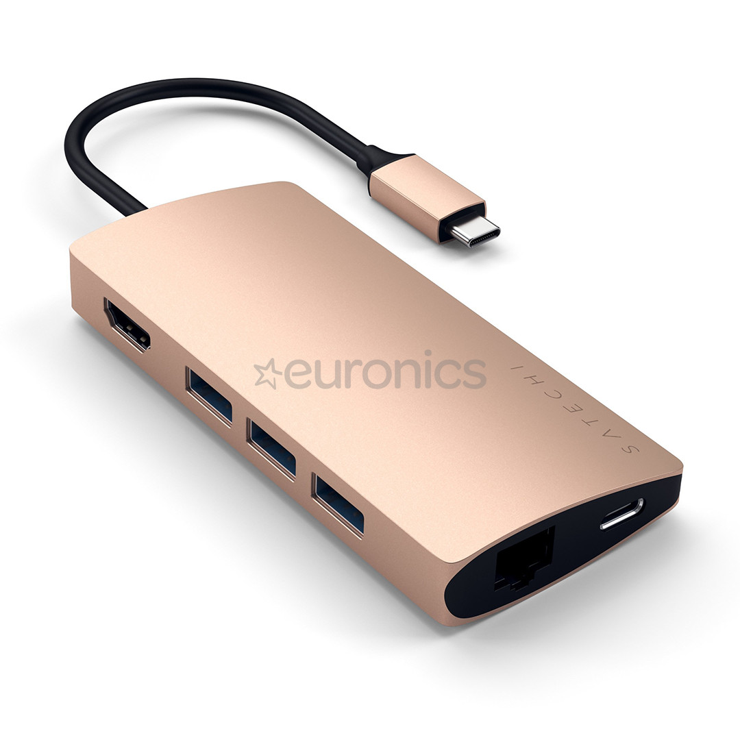 Хаб USB-C Multi-Port 4K Gigabit Ethernet Satechi