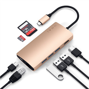 Хаб USB-C Multi-Port 4K Gigabit Ethernet Satechi
