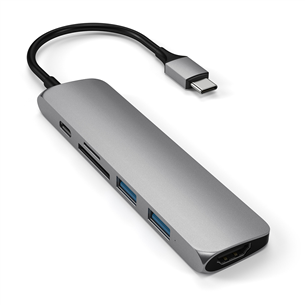Adapter USB-C hub Multi-port 4K + SD-reader Satechi