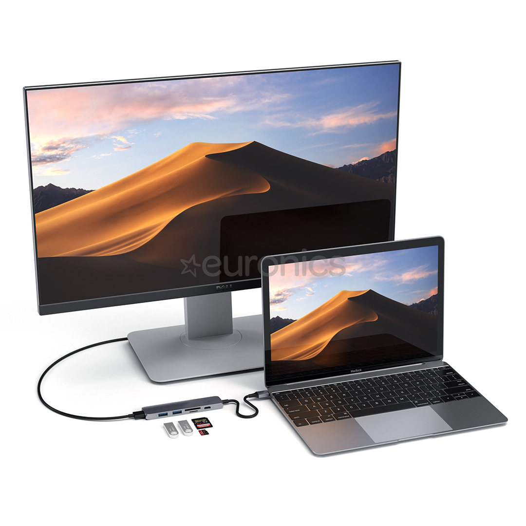 Satechi USB-C Multi-Port Hub 4K gray – Thomann France