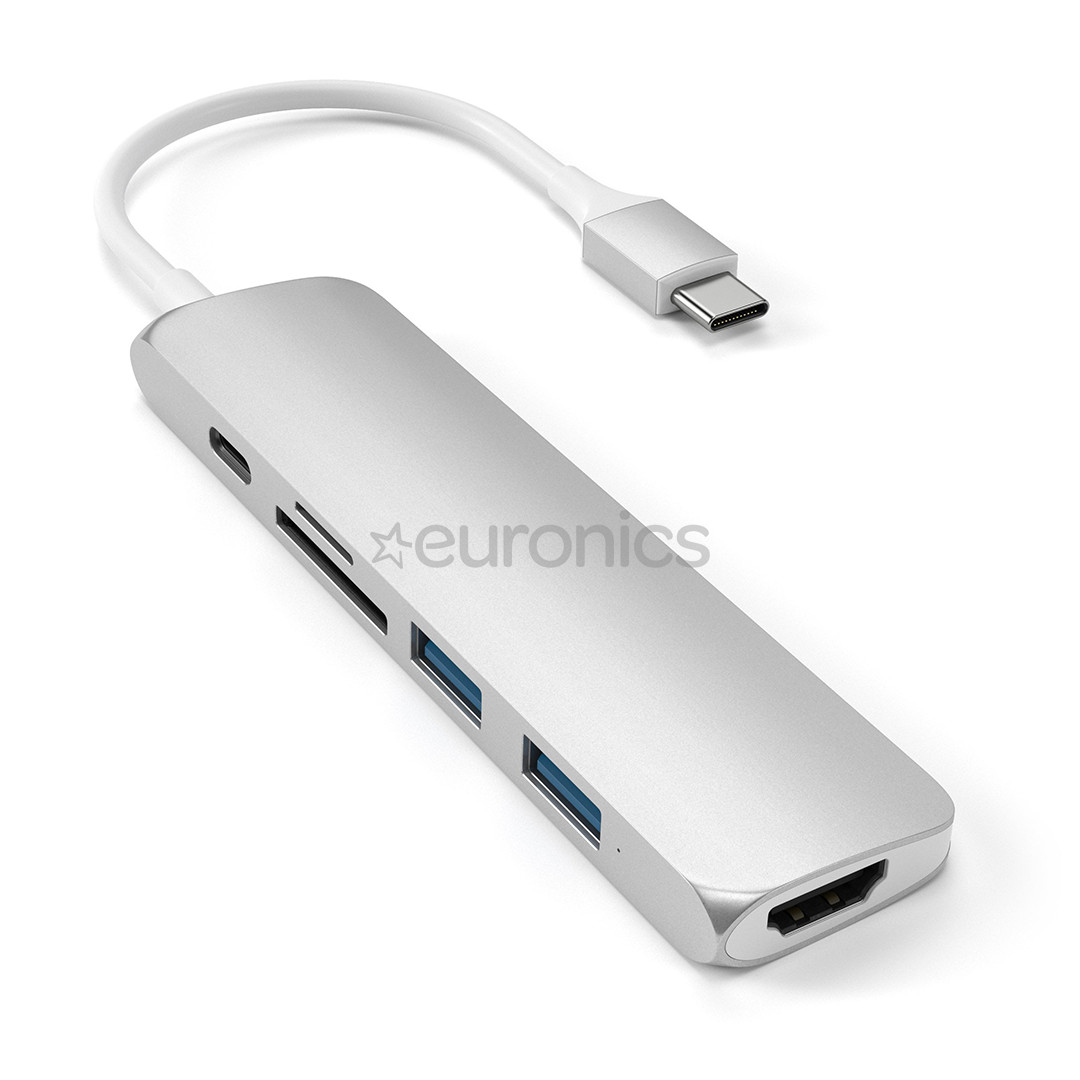 USB-C jagaja Multi-port 4K + SD-lugeja Satechi