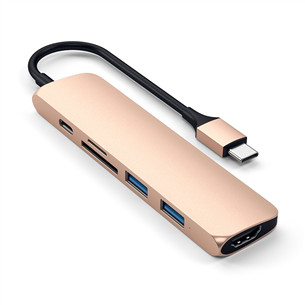 USB-C jagaja Multi-port 4K + SD-lugeja Satechi