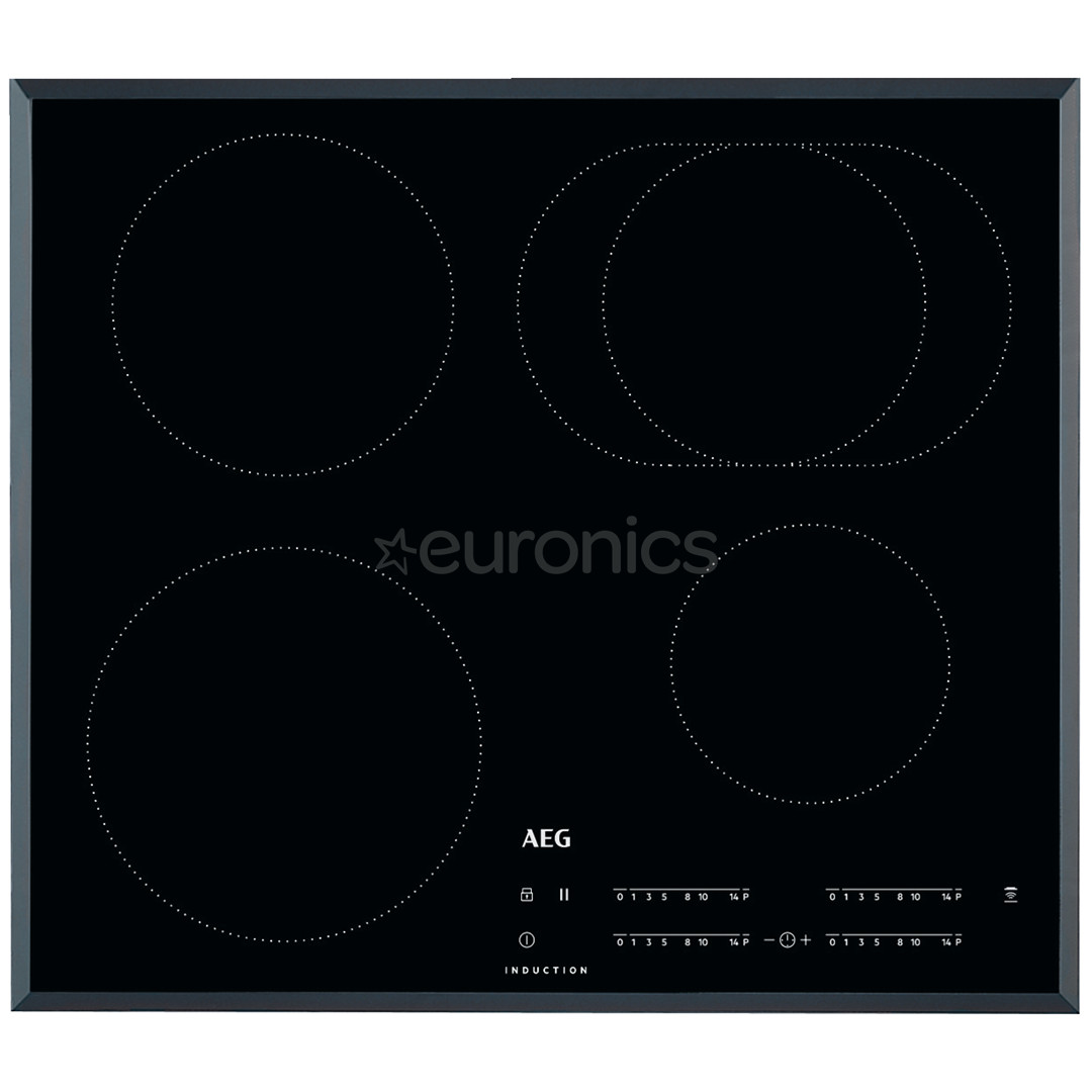 AEG 3000 Basic, width 59 cm, frameless, black - Built-in Induction Hob