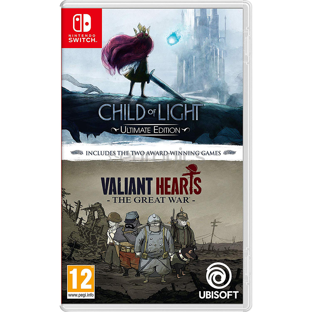 Switch mängud Child Of Light + Valiant Hearts