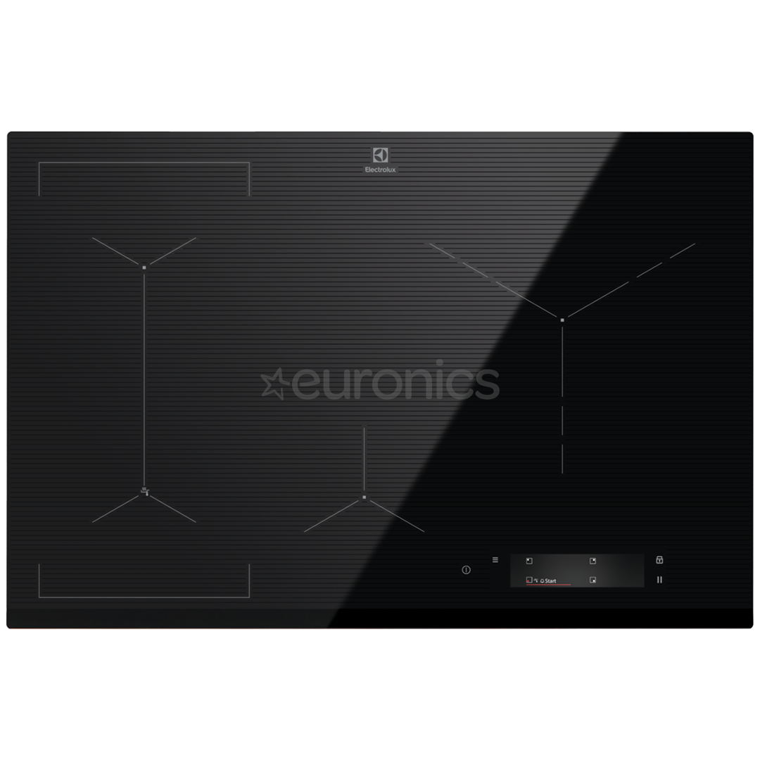 Electrolux 800 SenseFry, laius 78 cm, raamita, tumehall - Integreeritav induktsioonpliidiplaat