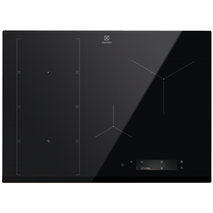 Electrolux, width 71 cm, frameless, dark grey - Built-in Induction Hob