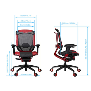 Gaming chair Vertagear Triigger 350 Red Edition