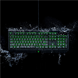 Razer BlackWidow Ultimate Green Switch, US, must - Klaviatuur