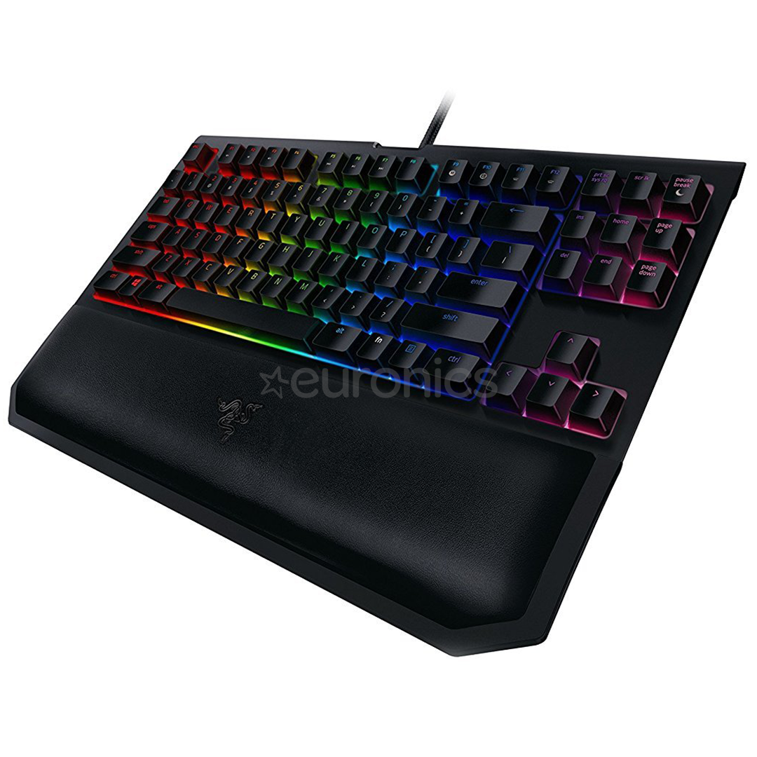 Razer BlackWidow TE Chroma V2 Green Switch, US, must - Klaviatuur