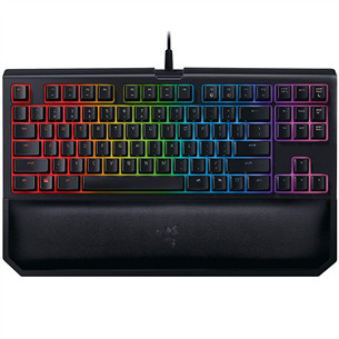 Razer BlackWidow TE Chroma V2 Orange Switch, US, must - Klaviatuur