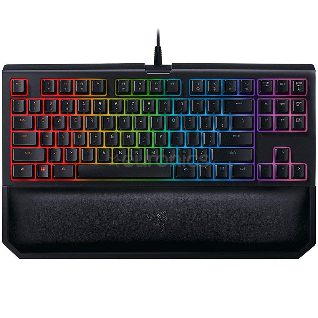 Razer BlackWidow TE Chroma V2 Orange Switch, US, must - Klaviatuur