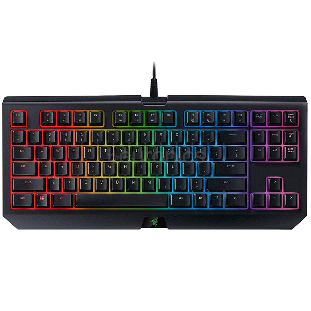 Razer BlackWidow TE Chroma V2 Orange Switch, US, must - Klaviatuur