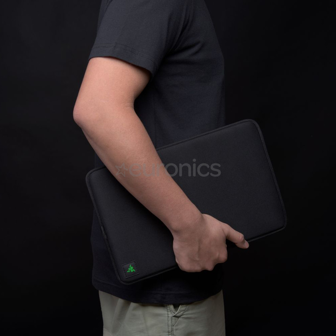 Razer Blade Stealth, 13,3", must - Nahast sülearvuti ümbris