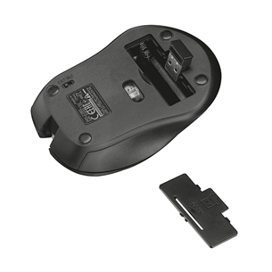 Trust Mydo Silent Click, black - Wireless Optical Mouse