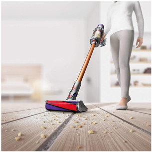 Dyson V10 Absolute, hall/kollane - Varstolmuimeja