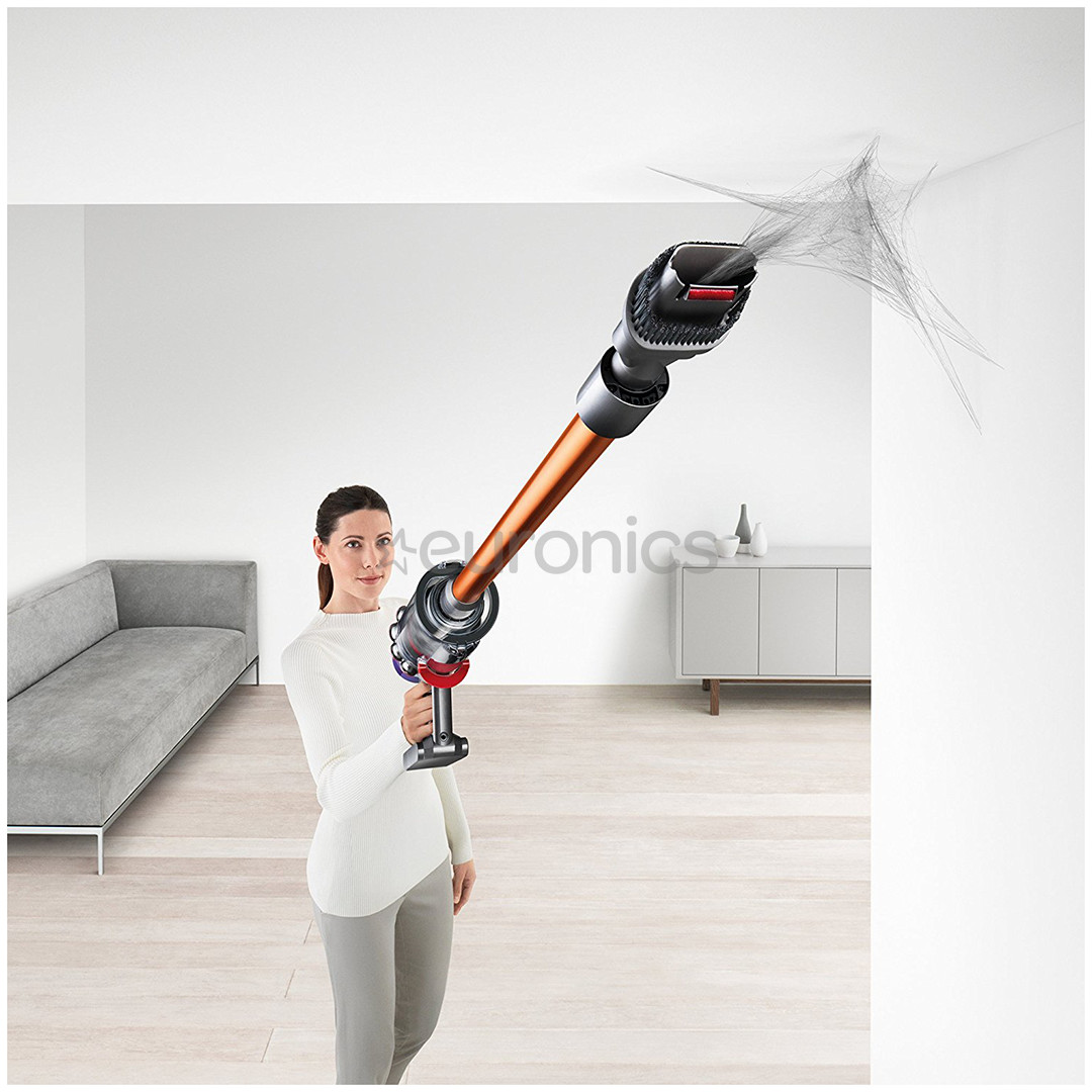 Dyson V10 Absolute, hall/kollane - Varstolmuimeja