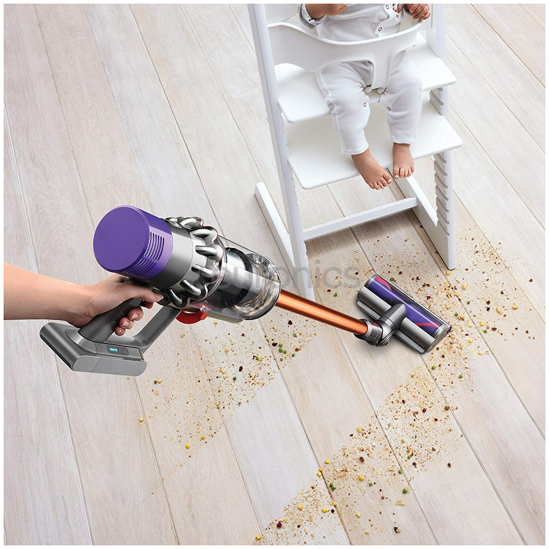 Dyson V10 Absolute, hall/kollane - Varstolmuimeja