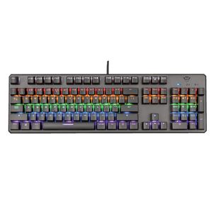 Trust GXT 865 Asta, US, must - Mehaaniline klaviatuur