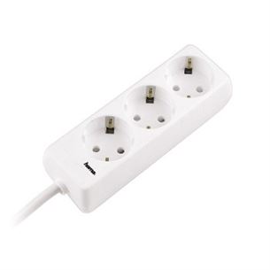 Hama, 1.4 m, 3 sockets, white - Power strip 00030381