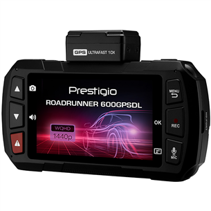 Видеорегистратор RoadRunner 600GPS, Prestigio / Dual camera