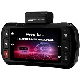 Videoregistraator Prestigio RoadRunner 600GPS / Dual camera