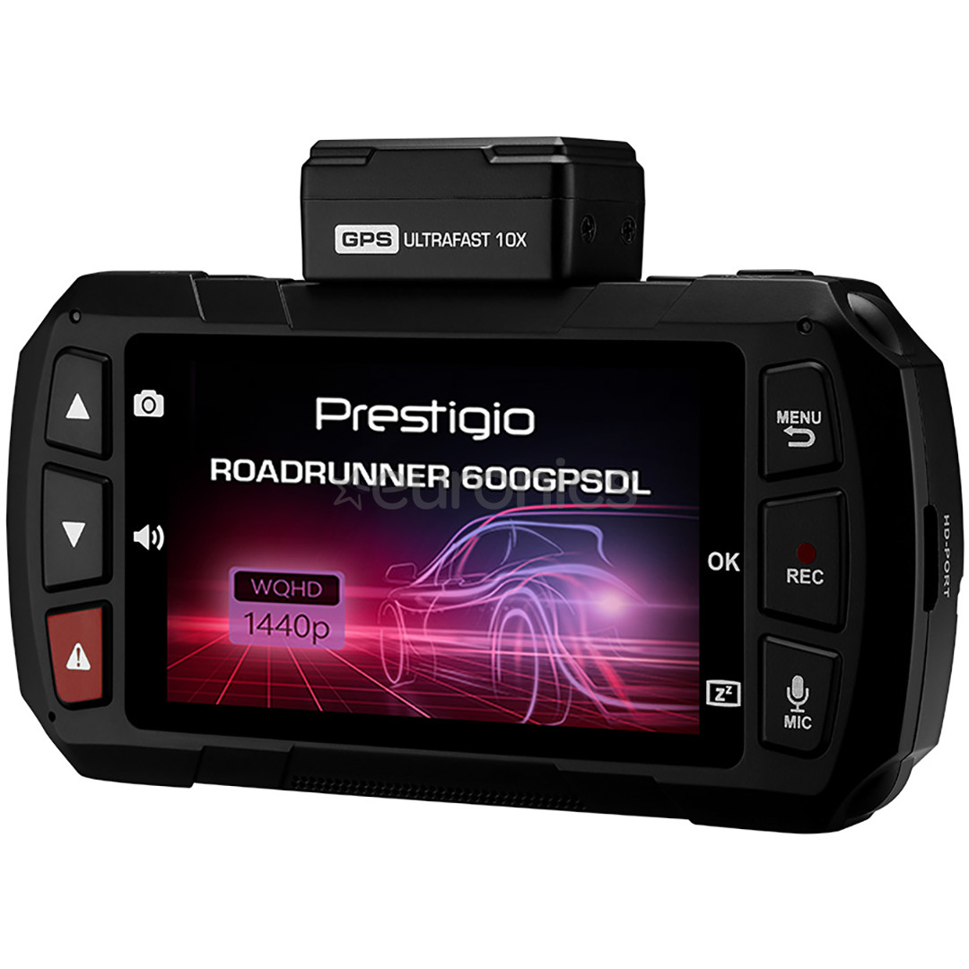 Videoregistraator Prestigio RoadRunner 600GPS / Dual camera