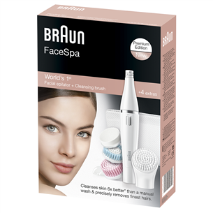 Facial epilator & facial cleansing brush Braun