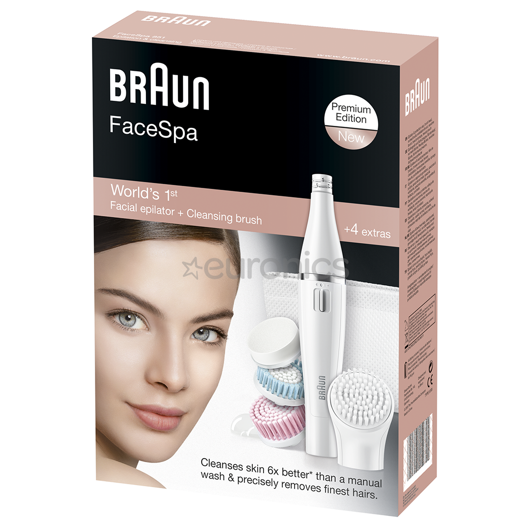 Näoepilaator ja puhastushari Braun