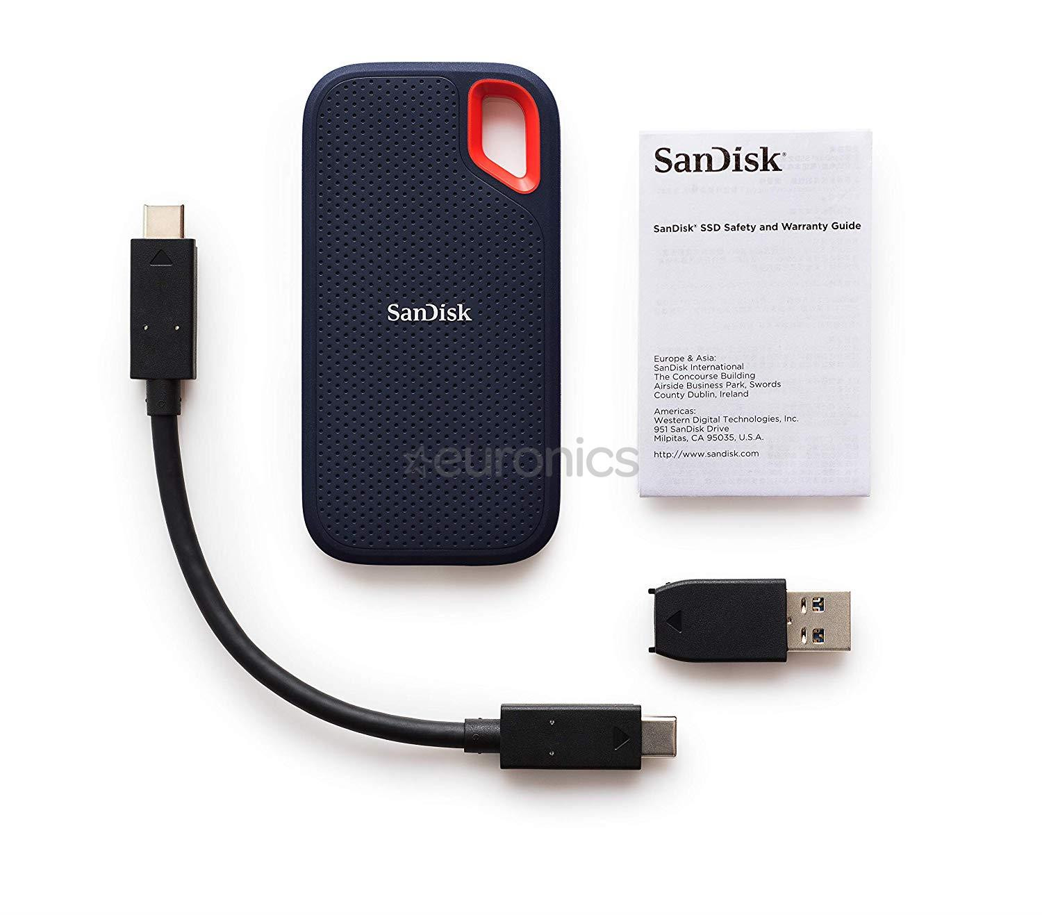 Внешний накопитель SSD SanDisk Extreme Portable (1 TB)