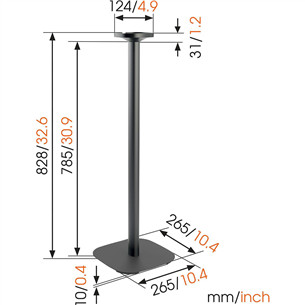 Speaker floor stand Vogels (1 pc)