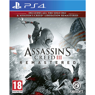 PS4 mäng Assassin's Creed III + Liberation Remastered