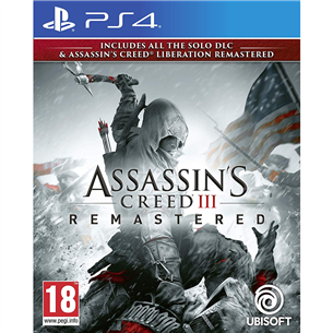 PS4 game Assassin's Creed III + Liberation Remastered