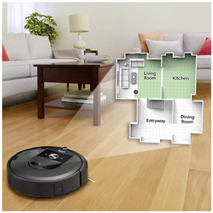 iRobot Roomba i7, grey - Robot vacuum cleaner